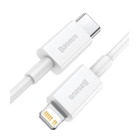 Кабель Type-C - Lightning Baseus Superior 1.5м 20w белый фото
