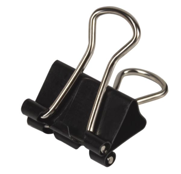 Зажим для бумаг 15 мм черные BRAUBERG фото