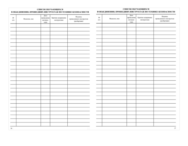 Журнал учета работы педагога дополнительного образования А4, 20л., на скрепке, блок газетный фото