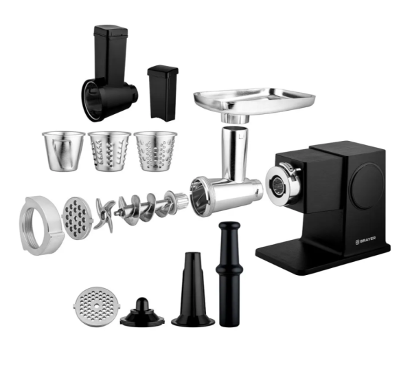 Мясорубка BRAYER BR1611 (шинковки) фото