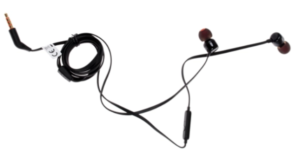 Наушники с микрофоном JBL T110 Черные фото