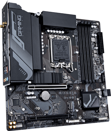 Материнская плата Gigabyte B760M GAMING X AX Soc-1700 Intel B760 4xDDR4 mATX AC`97 8ch(7.1) 2.5Gg RA фото