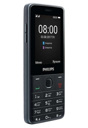 Мобильный телефон PHILIPS XENIUM E182 DUOS BLACK фото