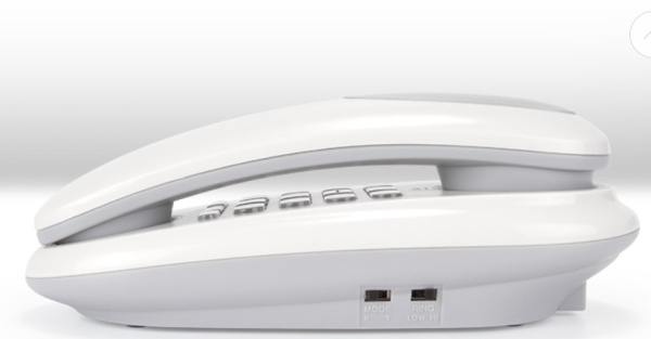 Телефон проводной TEXET TX-236 светло-серый фото