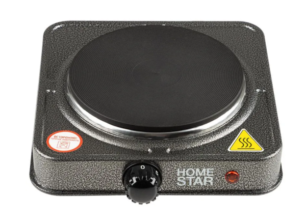 Настольная плитка HOMESTAR HS-1102 (1 диск) графит купить ЦИТ Настольная плитка HOMESTAR HS-1102 (1 диск) графит фото