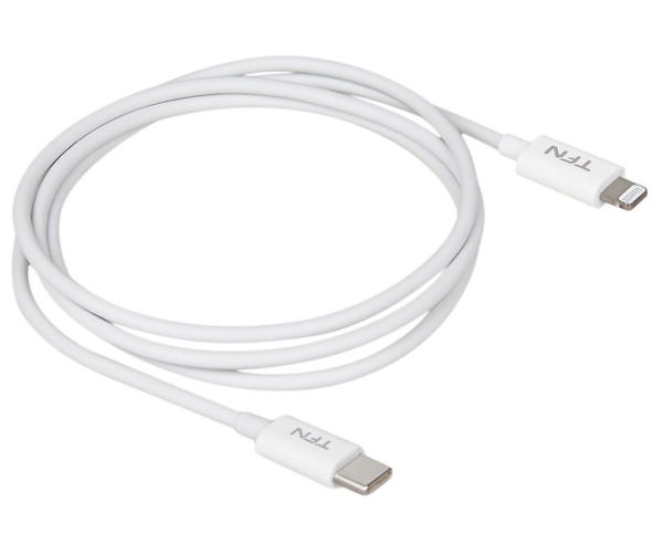 Кабель Type-C - Lightning 1м TFN TPE белый (TFN-CLIGC1MTPEWH) купить ЦИТ Кабель Type-C - Lightning 1м TFN TPE белый (TFN-CLIGC1MTPEWH) фото