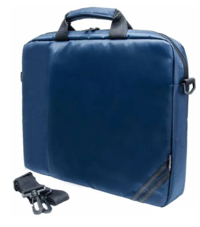 Сумка для ноутбука 15.6" PC PET PCP-1004BL Nylon Style Toplader Front compartment Side Stripes Темно фото