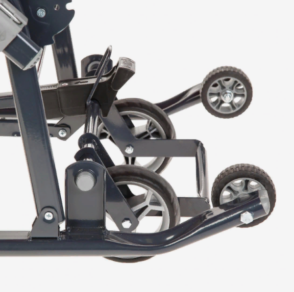 Санки-коляска Ника детям НД7-4/4 с колесом Принт: капри в клетку фото