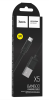 Кабель USB - Type-C HOCOX5 Bamboo, 1.0м, плоский, 3.0A, чёрный 6957531042693 фото