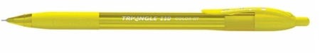 Ручка шариковая  "Triangle 110 RT Color" Berlingo 0.7 син трехгран., игольчатый стержень фото