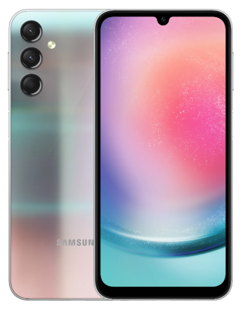 Смартфон Samsung Galaxy A24 8/128GB Silver (Серебряный) фото